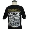 SAMAEL Adórale S Camiseta Pequeña Negra para Hombre Logo de Banda Camiseta Unisex