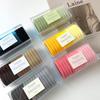 Colorful Seamless Elastic Hair Ties - No Damage Rubber Bands for Women (Whole Box)