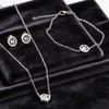 Round Crystal Stainless Steel Bracelet Coloful Moissanite Bracelet  for Gifts