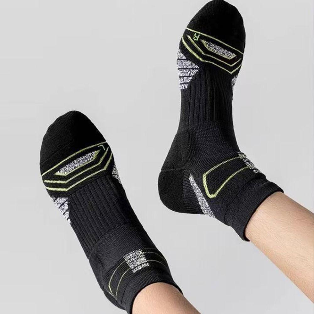 Multicolor Marathon Running Socks Odor Prevention Basketball Socks Cycling Socks Sports Activities