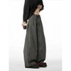 Women 2026 Autumn Harajuku Plaid Wide Leg Trousers Vintage Grunge Loose Knitted Casual Pants Y2K Aesthetic Straight Pants