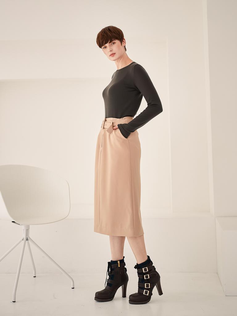 ACUD Pencil Skirt (Beige)