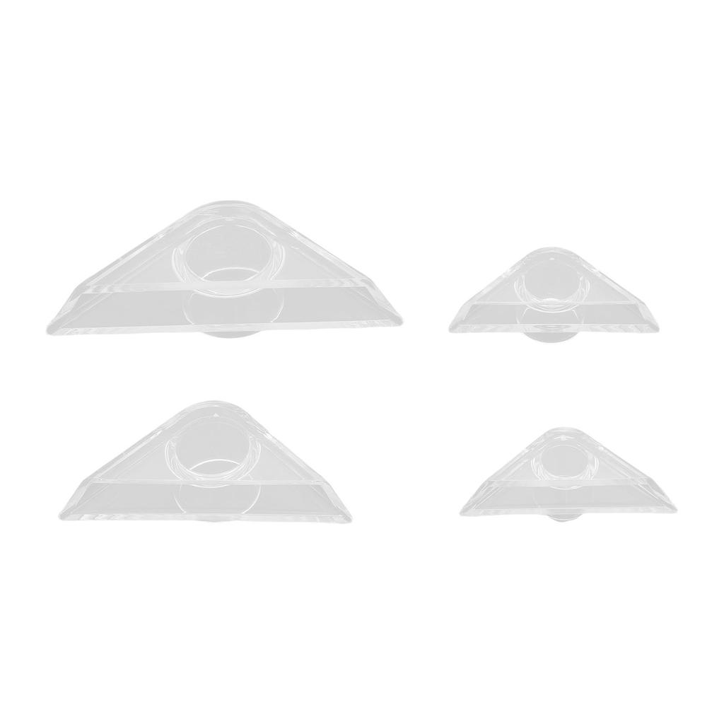 Triangular Water Outlet Nozzle 16mm 20mm 25mm 32mm Transparent Acrylic Triangle Duckbill Nozzle Water Outlet for Fish