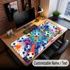 Soccer Theme Custom Mouse Pad Personalized With Name Text Customized Desk Mat For Office Home Decor
