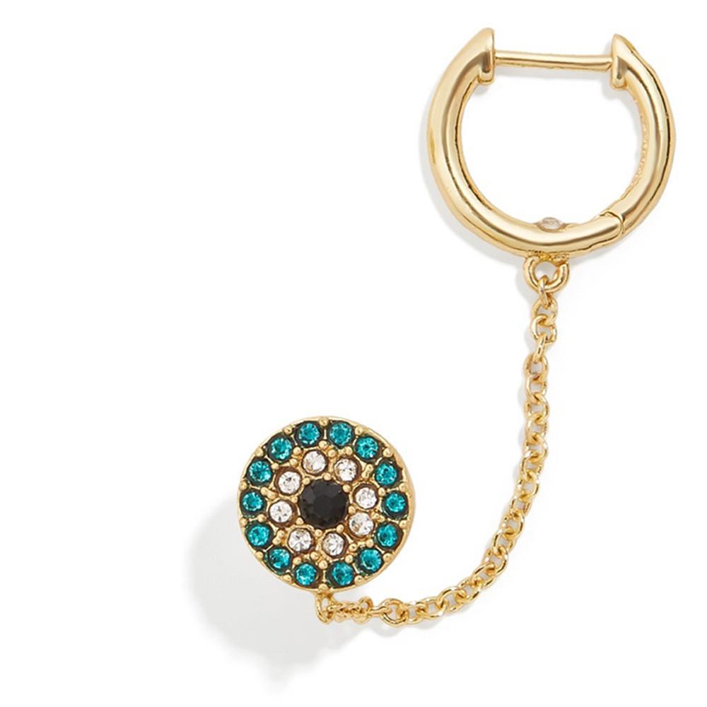 Modern Alloy Blue Eye Earrings For Women Ideal For Birthdays And Anniversaries