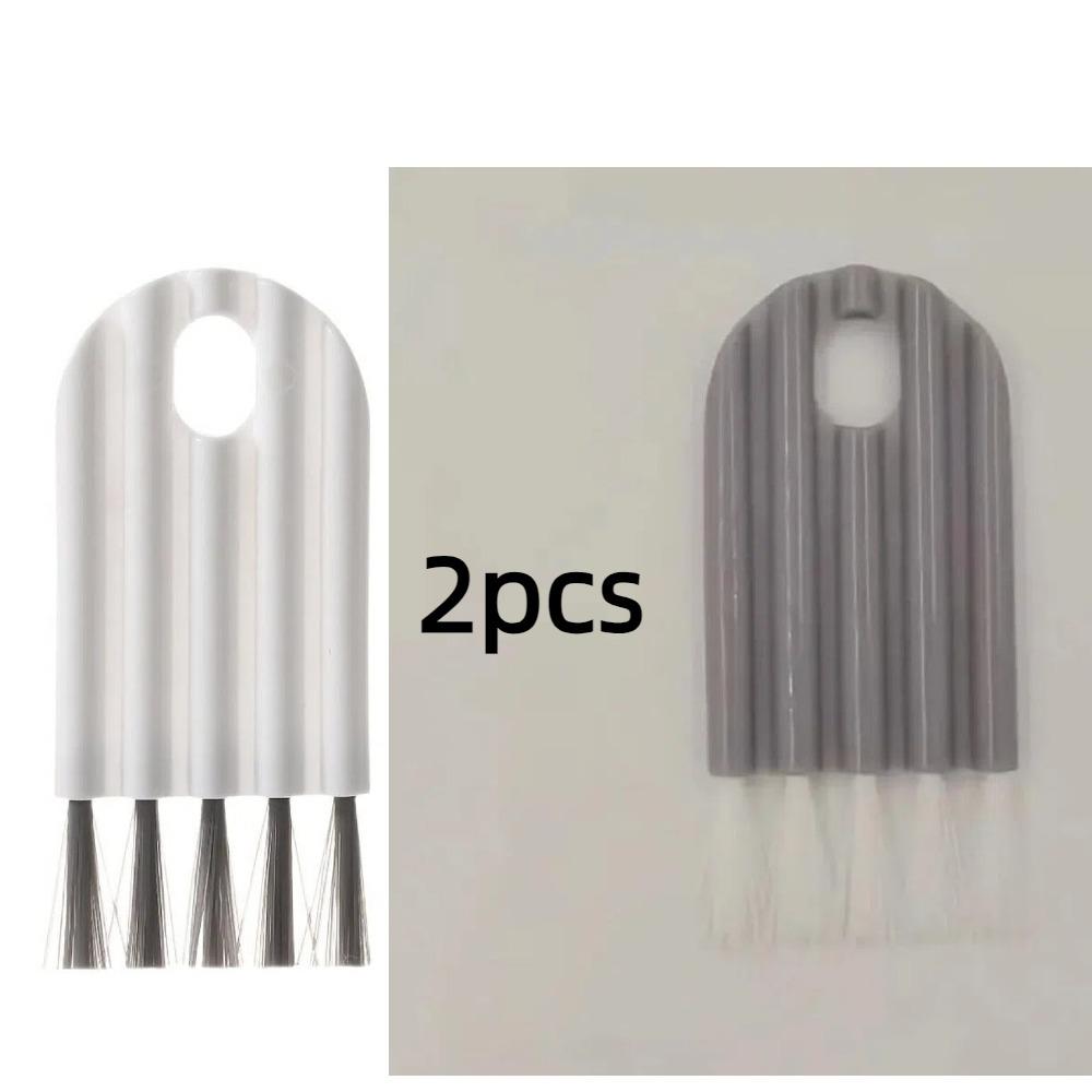 1/2/4/6/8 Pcs Multifunctional Keyboard Cleaning Brush Cup Lid Cleaning Brush Insulated Cup Groove Milk Bottle Gap Brushing