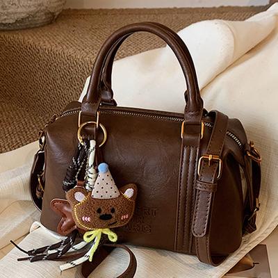 Vysokokvalitná, Štýlová Malá Taška, Módna Crossbody Taška a Populárna Ručná Boston Taška