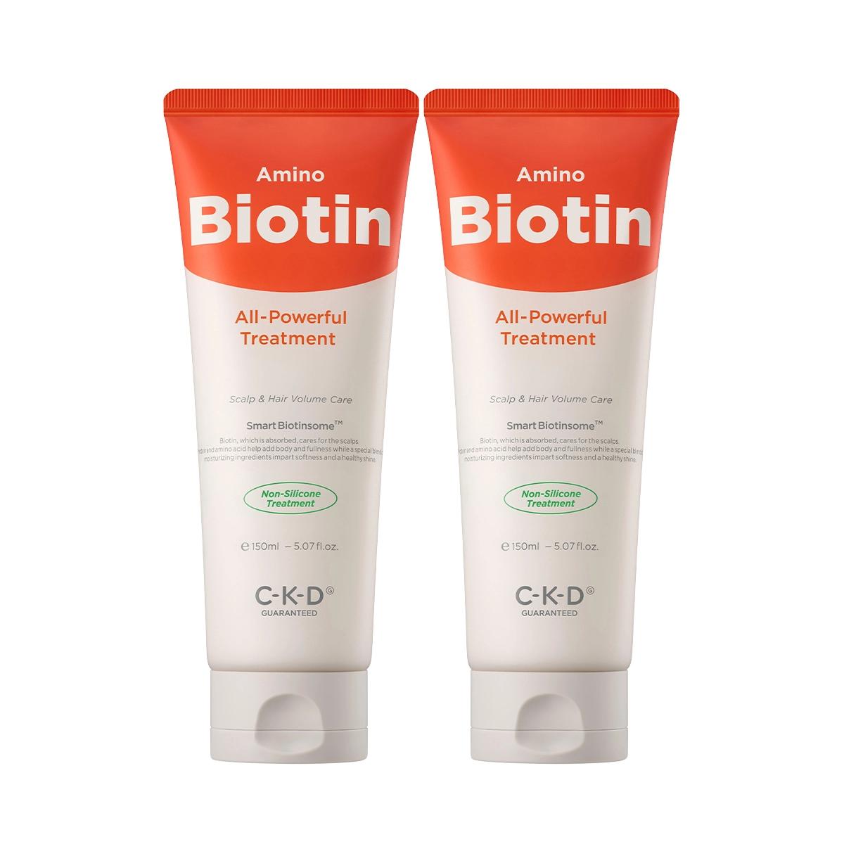 

CKD Amino Biotin All-Powerful hair Treatment 150ml × 2 150ml+150ml