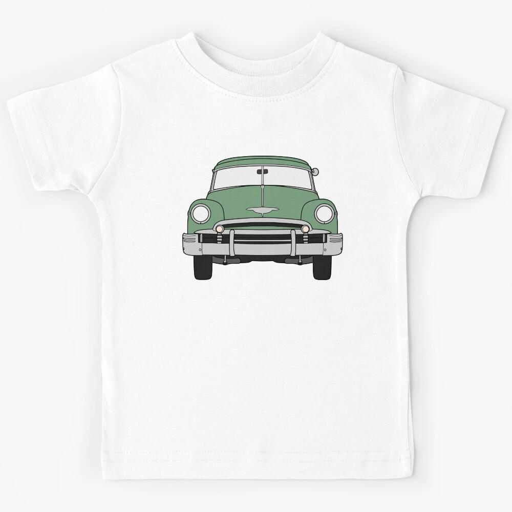 Chevy Styleline 1949-1952 dark green color Kids T-Shirt 110