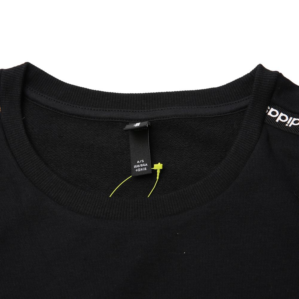 Adidas Neo Fav Sweat Lifestyle Casual Style Series Fashion Simple Versatile Long Sleeve Sweatshirt Women sweatshirt Black CV7307