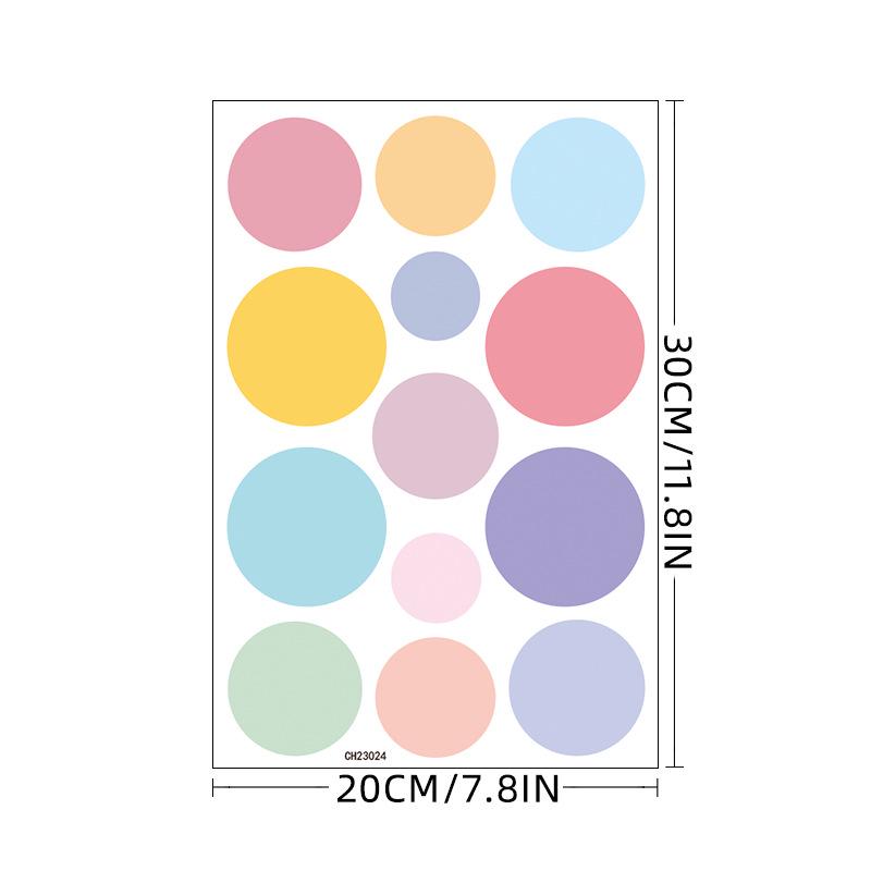 Colorful Flower Wall Stickers for Children's Bedroom, Bedside, Wardrobe, and Kindergarten Classroom