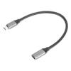 HD 4K USB 3.1 PD USB C Extension Cable Male to Female Type C Extender Cord 3A 60W0.25m