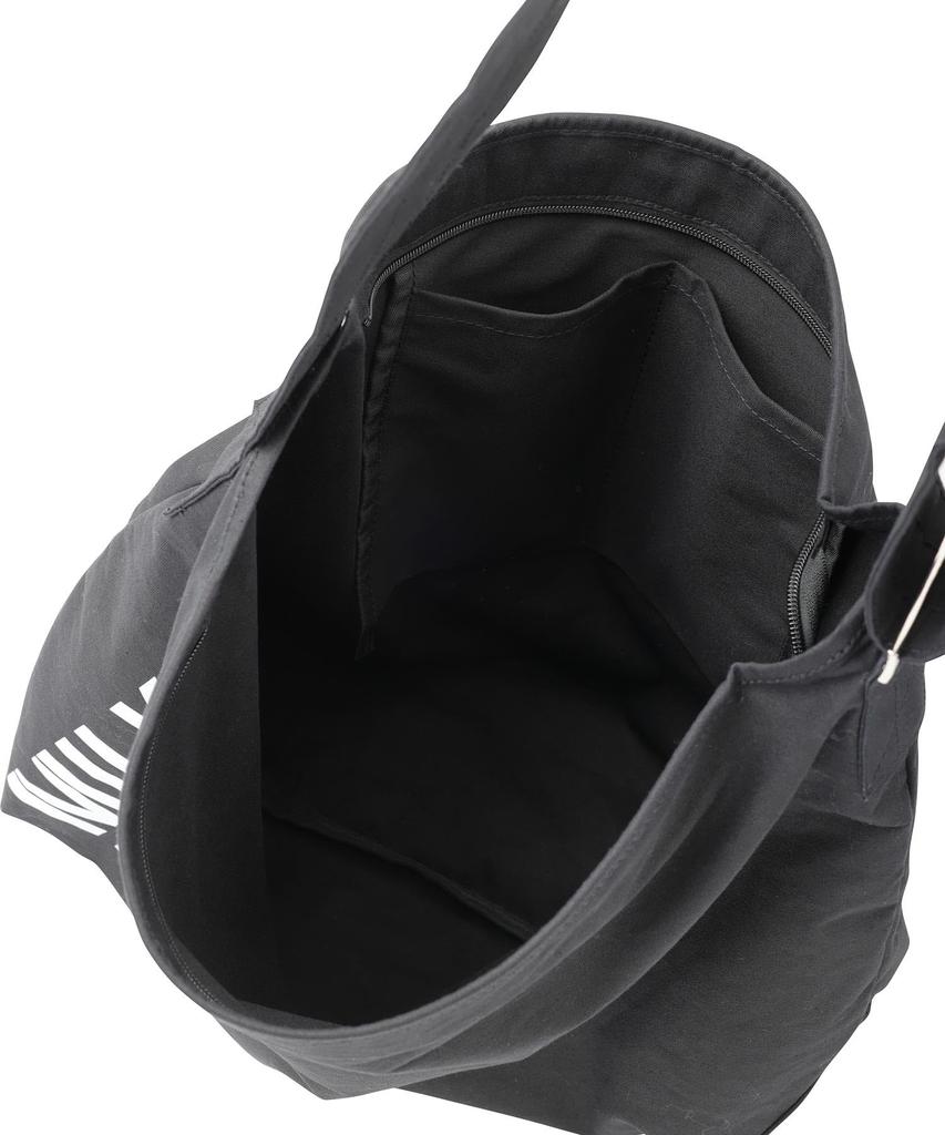 Milkfed STENCIL LOGO SHOULDER BLACK BAG, Women's,