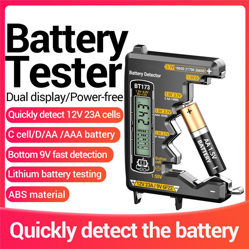 Battery Tester for all Batteries Lithium 18650 Capacity Indicator ANENG BT173 Handheld Analyzer Voltage Meter Electrician Tools