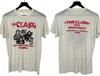 1981 The Clash Zespół Na Trasie Dwustronny T-Shirt Pełny Rozmiar S5XL Unisex T-Shirt