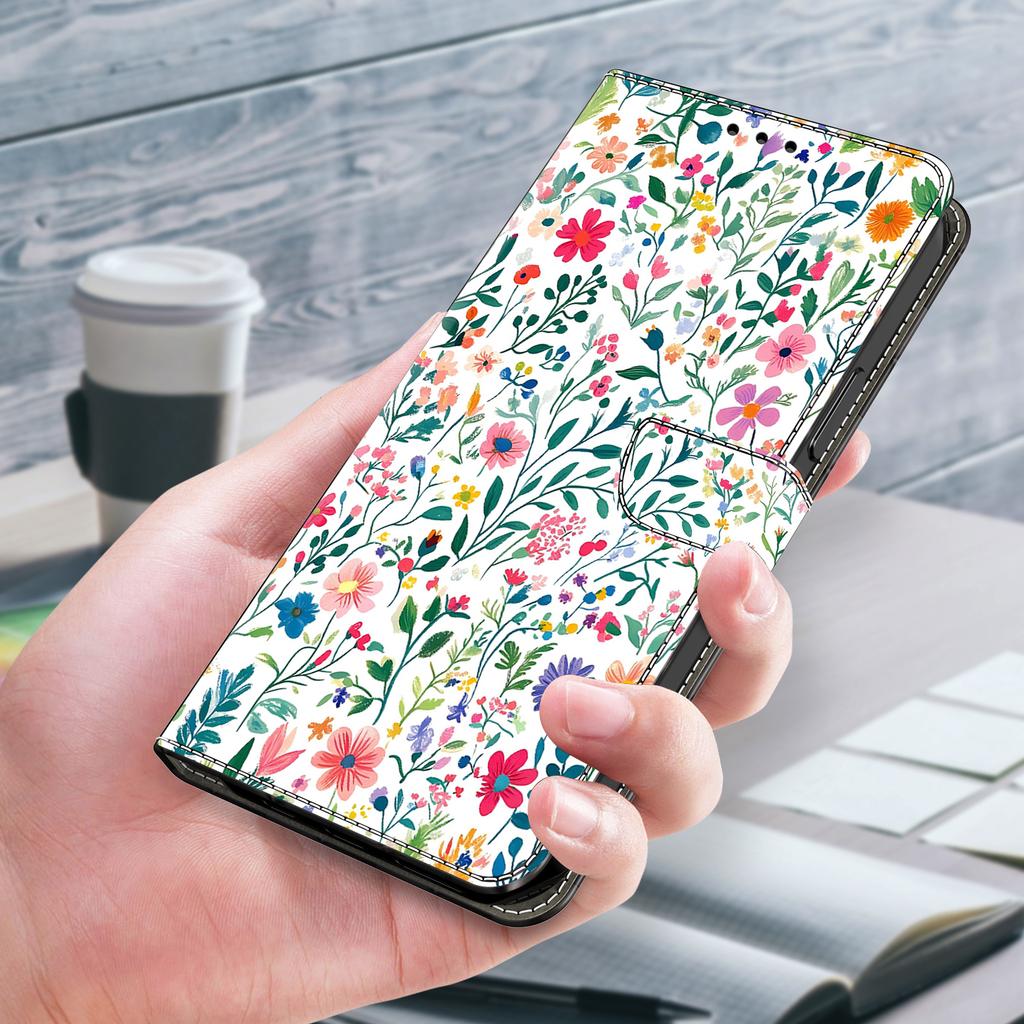 For Samsung Galaxy S25 Edge Case Wallet Stand Pattern Printing PU Leather Flip Phone Cover