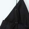 2025 Spring V-Neck Sleeveless Spaghetti Strap Short Dress - Euro-American Style