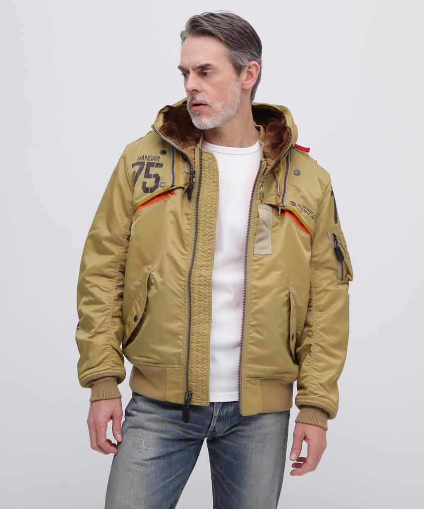 Avirex Remodel Mark 2 6182195 L 053 KHAKI MA-1 Men's 783-8252056