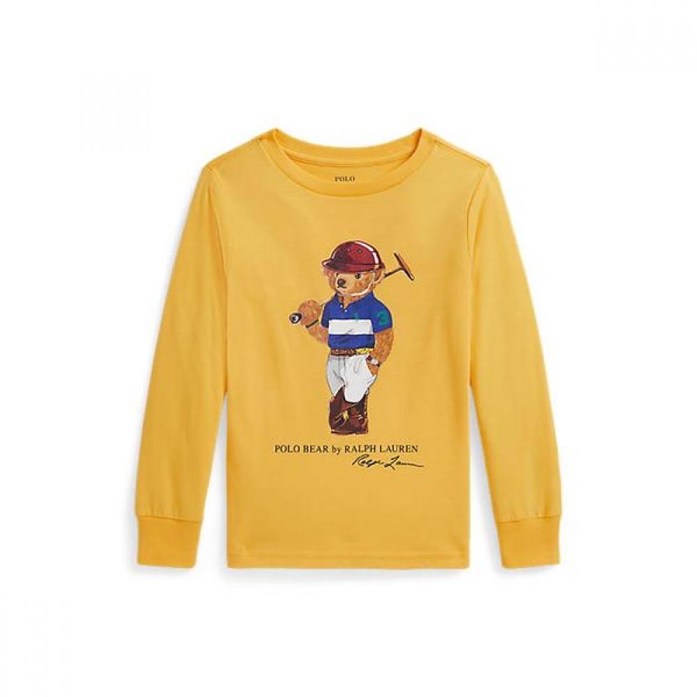 

Polo Ralph Lauren Boys 2 7 Years Long Sleeve Polo Bear Tee Cwpotshb8021225700 3