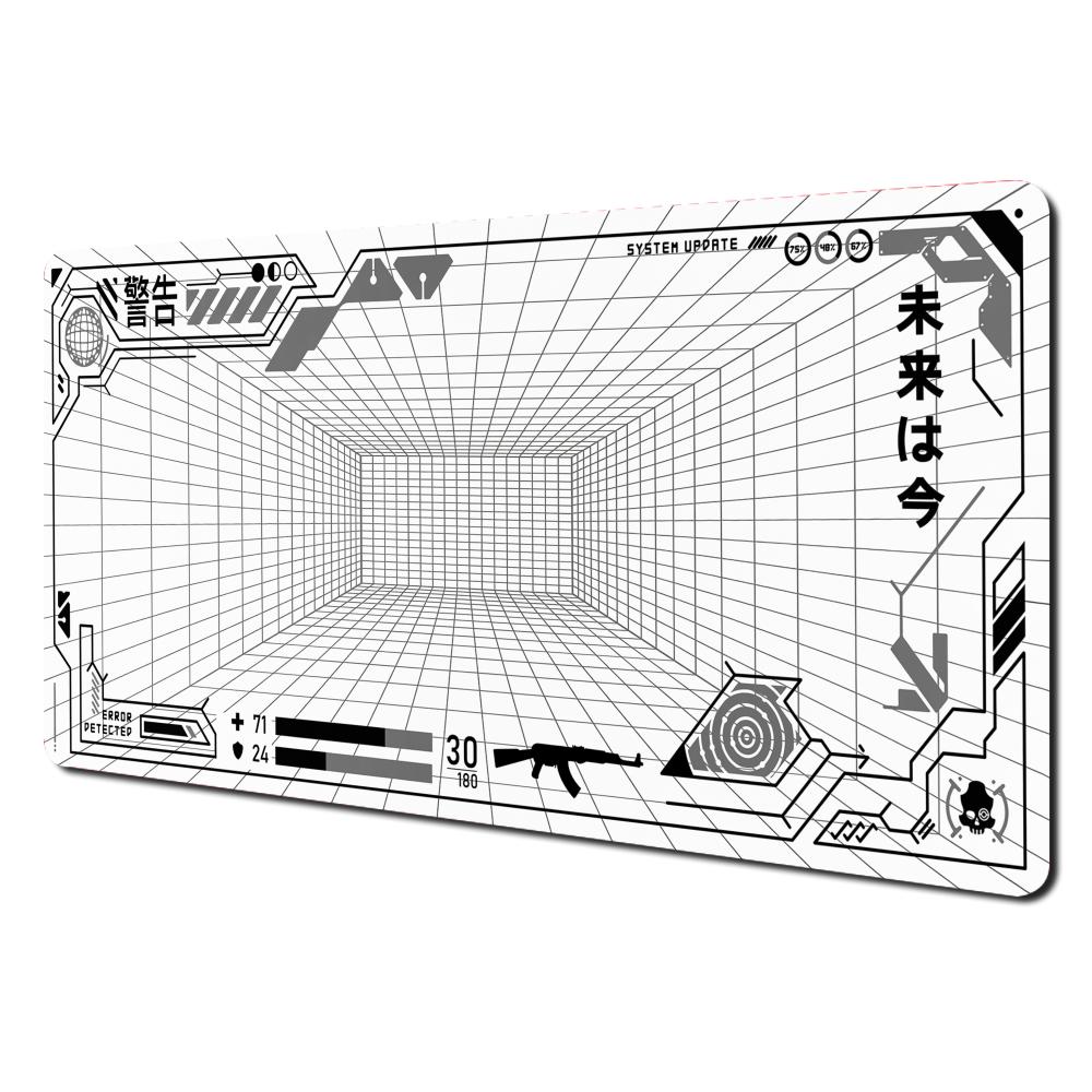 Cool Black Esports Gaming Mouse Pad Desk Mat Stitched Edge NonSlip Durable pc accessories table mats alfombrilla gaming