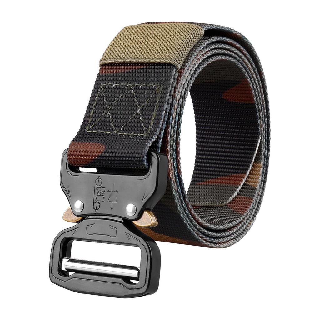 Tactical Men's Camouflage Nylon Belt - Versatile Outdoor Training Gear