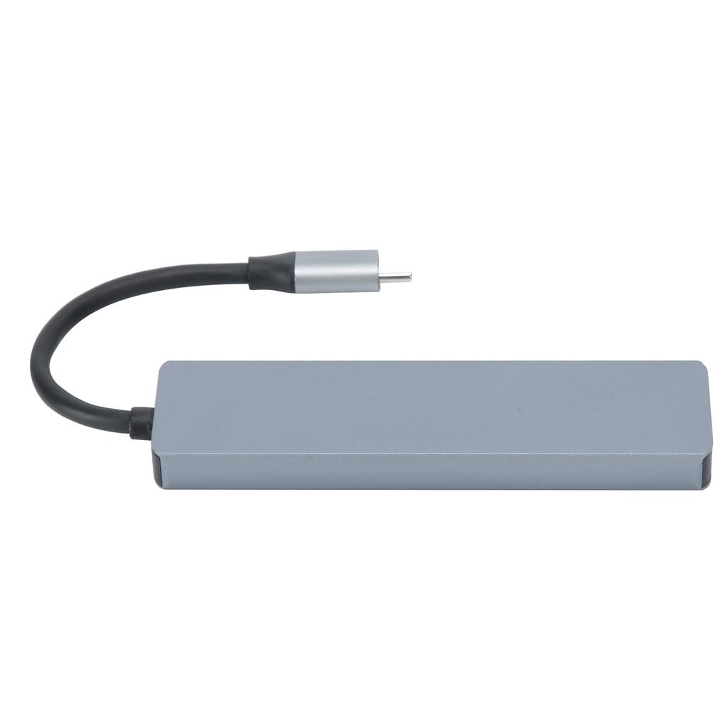 6In1 TypeC Hub Adapter TypeC to HDMI Docking Station Adapter Computer Accessory