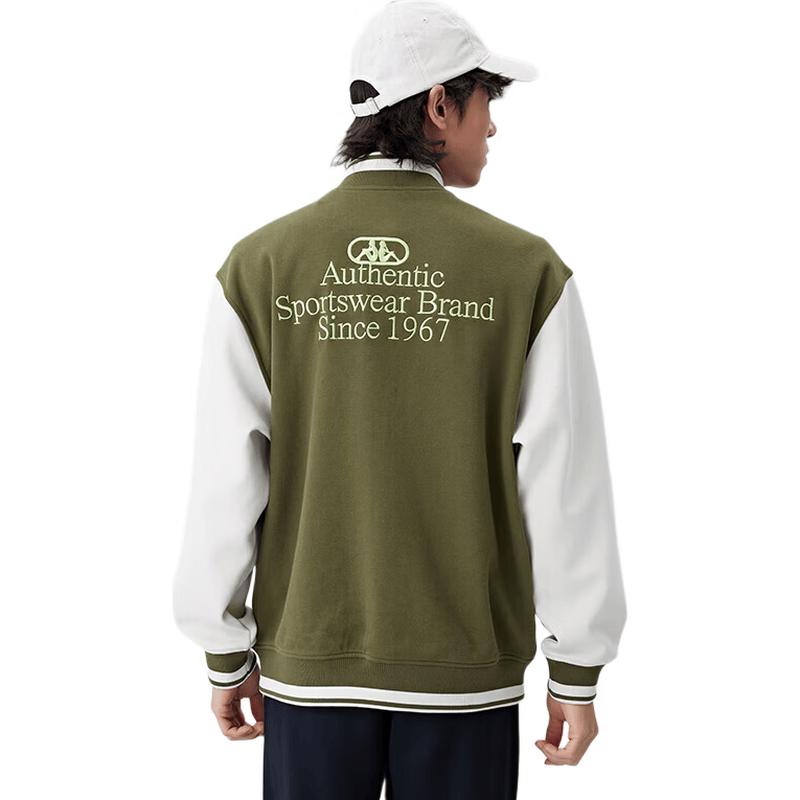 Kappa Unisex 2025 Autumn Knitted Sport Varsity Jacket L