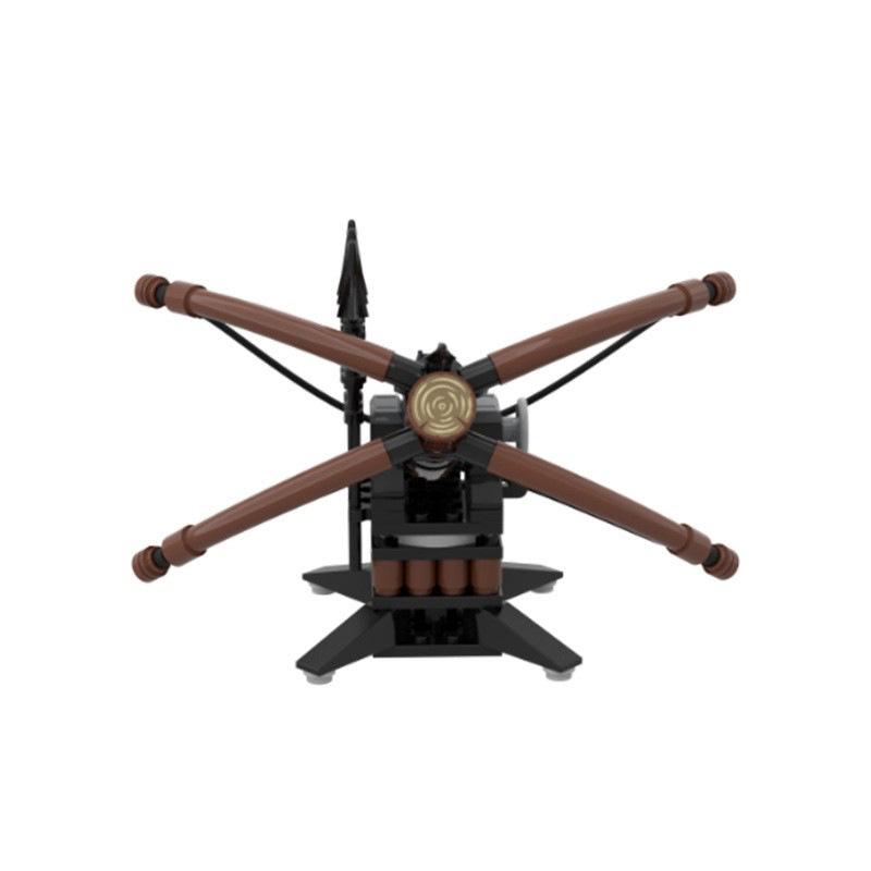 MOC Building Blocks Military Navy Figures Accessories Medieval Cannon Ammunition Wilderness Scene Tent Bonfire Brick Toy Gifts