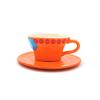 Anime Coffee Mug With Saucer Creative Luffy Ace Sabo Three Brothers Hat Shaped Ceramic Coffee Cup Child'S Birthday Gift Cup