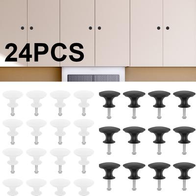 Single Grain Small Handle Kit Round Drawer Dresser Pulling Cabinet Door Handle for Home Use Cabinet Door Handle Kit