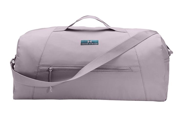 Under Armour Nylon Travel Bag Gym Bag Regular Women s Lead Gray Purple 1352129-585