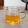 Transparent Glass Cup With Handle Water Tea Milk Coffee Mug Durable Beer Wine Juice Drinks Cup Glass Drinkware