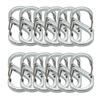 Bilateral Suspended Buckles In Aluminum Alloy For Outdoor Sports Bottle Locking Ring  Keychai Luggage Buckl S-shaped Carabine