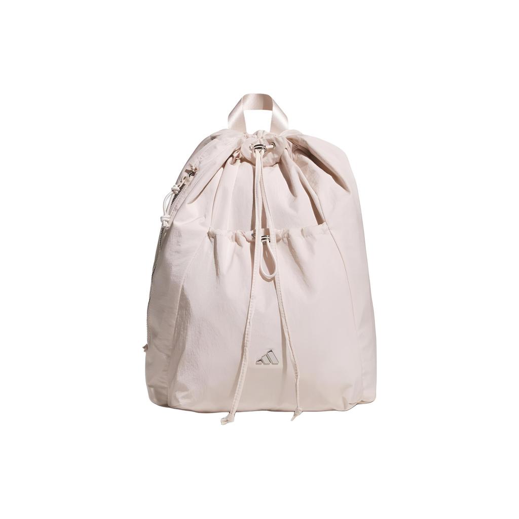 adidas Pendler Rucksack mit Kordelzug Sport Rucksack Recyceltes Polyamid Damen Rucksack Hell-Sesam-Rosa KC0230