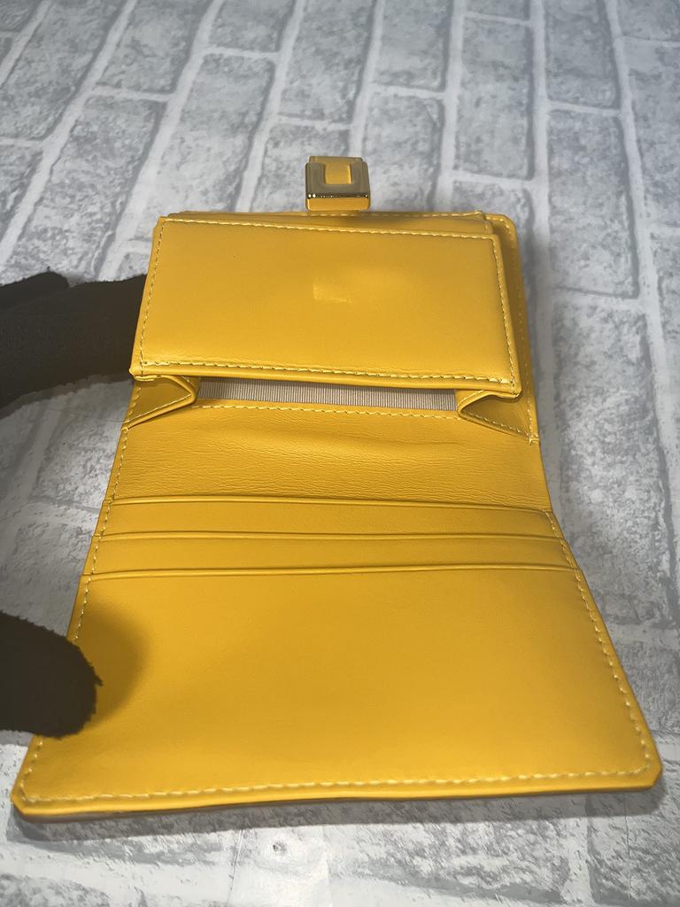 GUODI Krokodil Echtes Leder Bifold Geldbörse TK-10CW037 (Eiche Beige) Krokodil Alligator Leder Geldbörse, Unisex