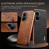 AZNS For Honor 400 5G (Global) Case Electroplating Crocodile Texture PU+TPU Phone Cover