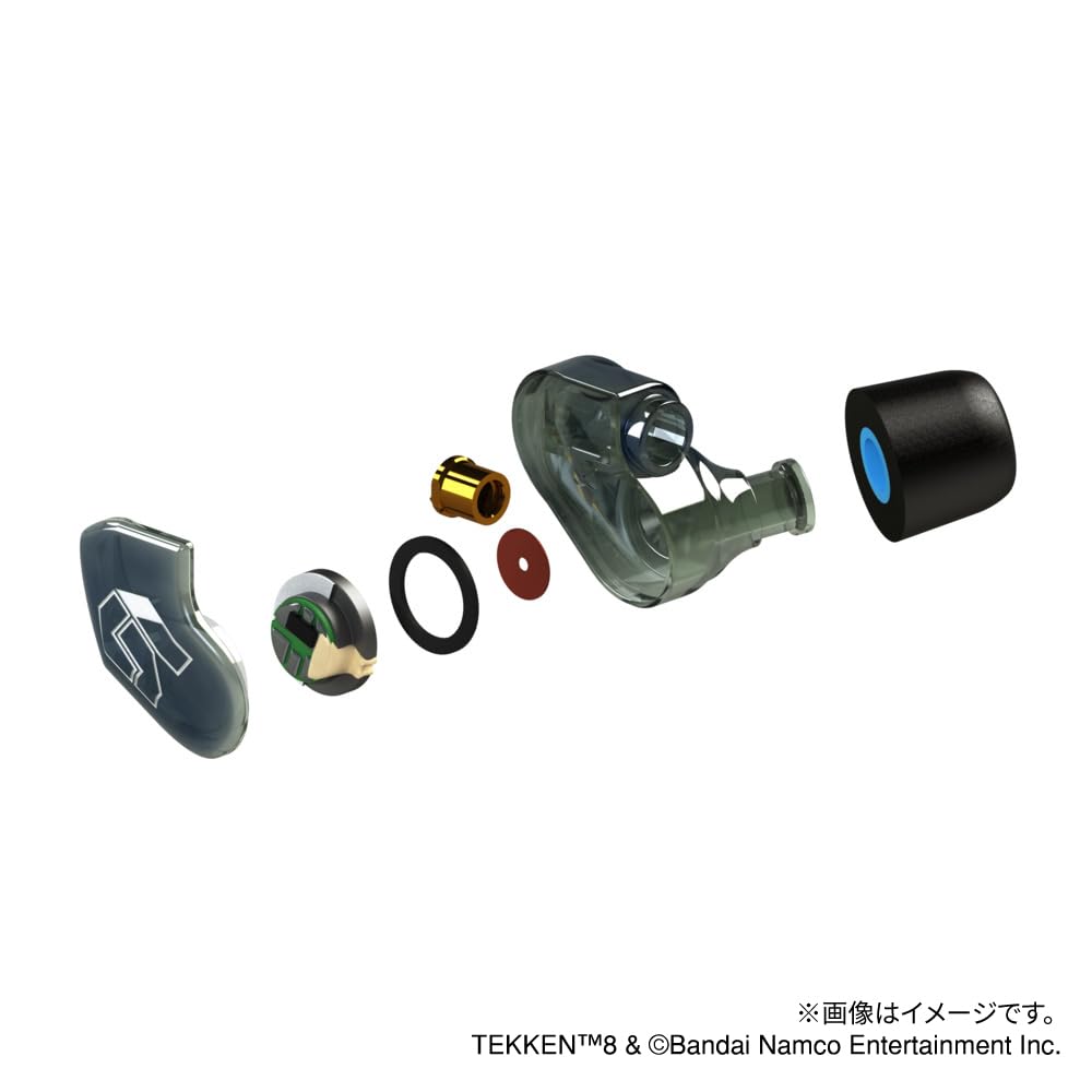 Maestraudio MAPro1000 TEKKEN Edition KAZUYA collaboration limited production type wired earphones with 10mm dynamic driver Sound tune for fighting