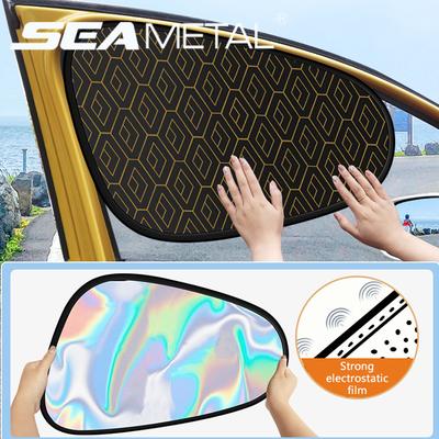 Elektrostatische Auto-Sonnenblende Verdicken UV-Reflektierende Seitenfenster-Vorhänge Wärmeabsorbierende Sonnenblende Sonnenschutzvorhang Sonnenschutz