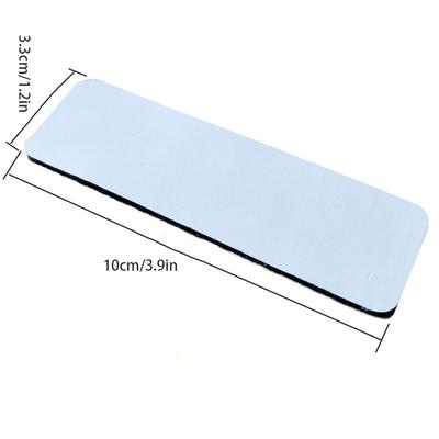 10pcs Rectangular Back Adhesive Velcro Double Strong Self-adhesive Hook and Ring Fastener Tape Nylon Sticker Adhesive and Glue