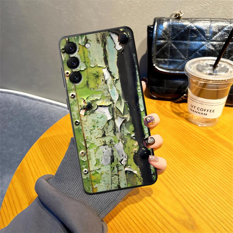 Fashion Rust Case for Samsung Galaxy A10 A20 A01 A02 A30 A40 A07 A05 A50 A70 Note 20 Ultra 9 10 A04 A06 A03 Phone Cover