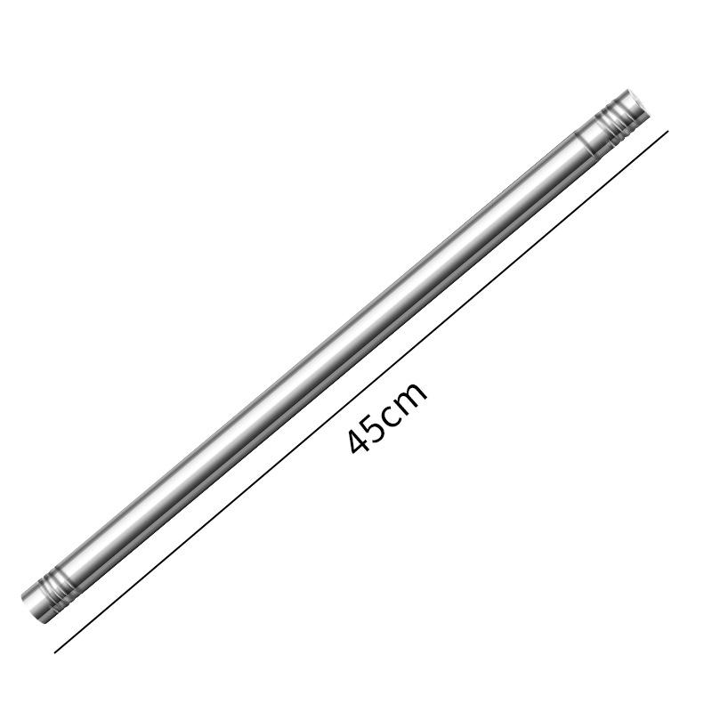 High-Rise Double-Sided Glass Cleaning Squeegee with Telescopic Pole