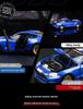 1/42 Ford Mustang GT Racing Model Car - CCA Color Amber Alloy, Assembly with Removable Parts, Modified Box Version