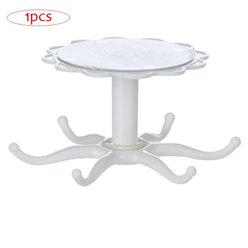 Für Küchenorganisator und Aufbewahrung, Küchenzubehör-Organizer, drehbares Regal, Zubehör, Schrank-Organizer, Haken-Aufbewahrungsregal