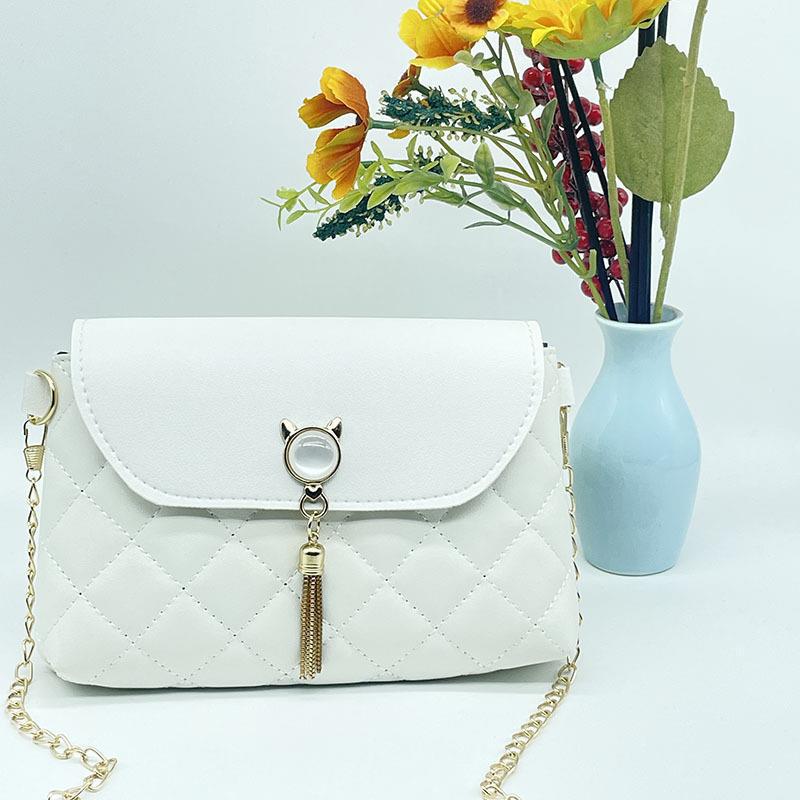 Women's Fringed Small Square Bag Summer and Autumn New Personalized Oblique Span Shoulder Change Mobile Phone Women's Bag Tide