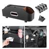 Car Back Seat Organizer with 2 Drink Cup Holder Tissue Box and Storage Box Hook Multi-functional Storage Box