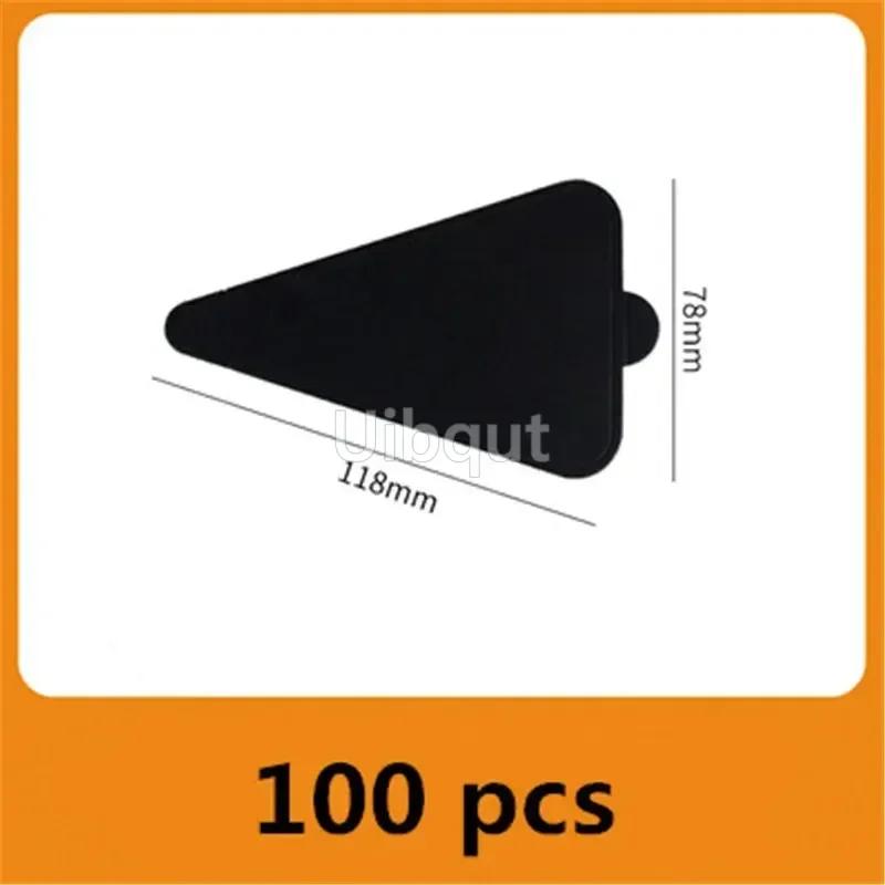 100pcs/set White Black Silver Mousse Mat Bottom Cake Base Boards Paper Board Shape Dessert Tray Christmas Cake Decoration Tools