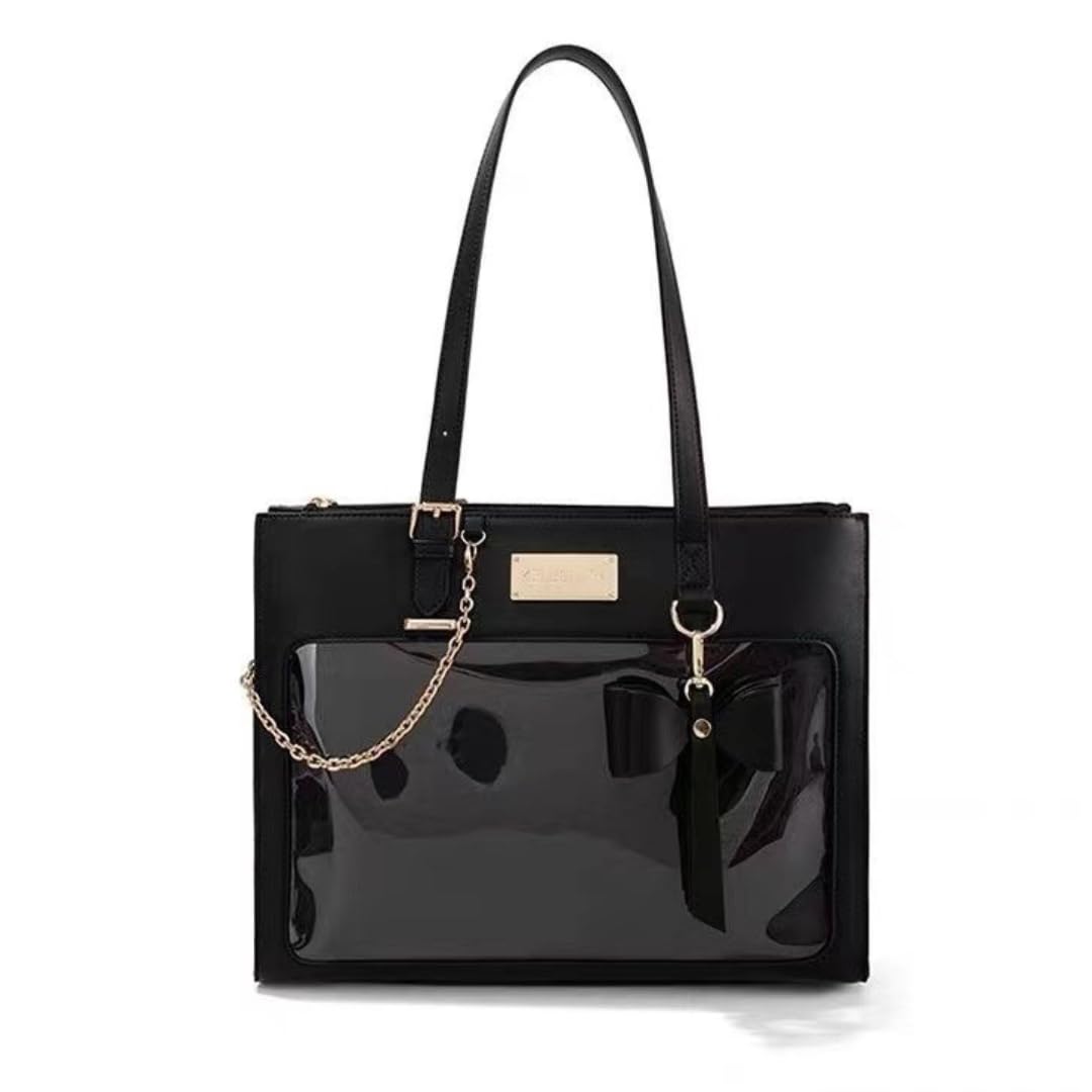 

Ита-сумка Finalis [Элегантная] Сумка через плечо, Маленькая, Мини-размер A4, Ита-сумка, Товары для осикацу, Плюшевая сумка, Сумка-тоут, Черный, Белый (черный)