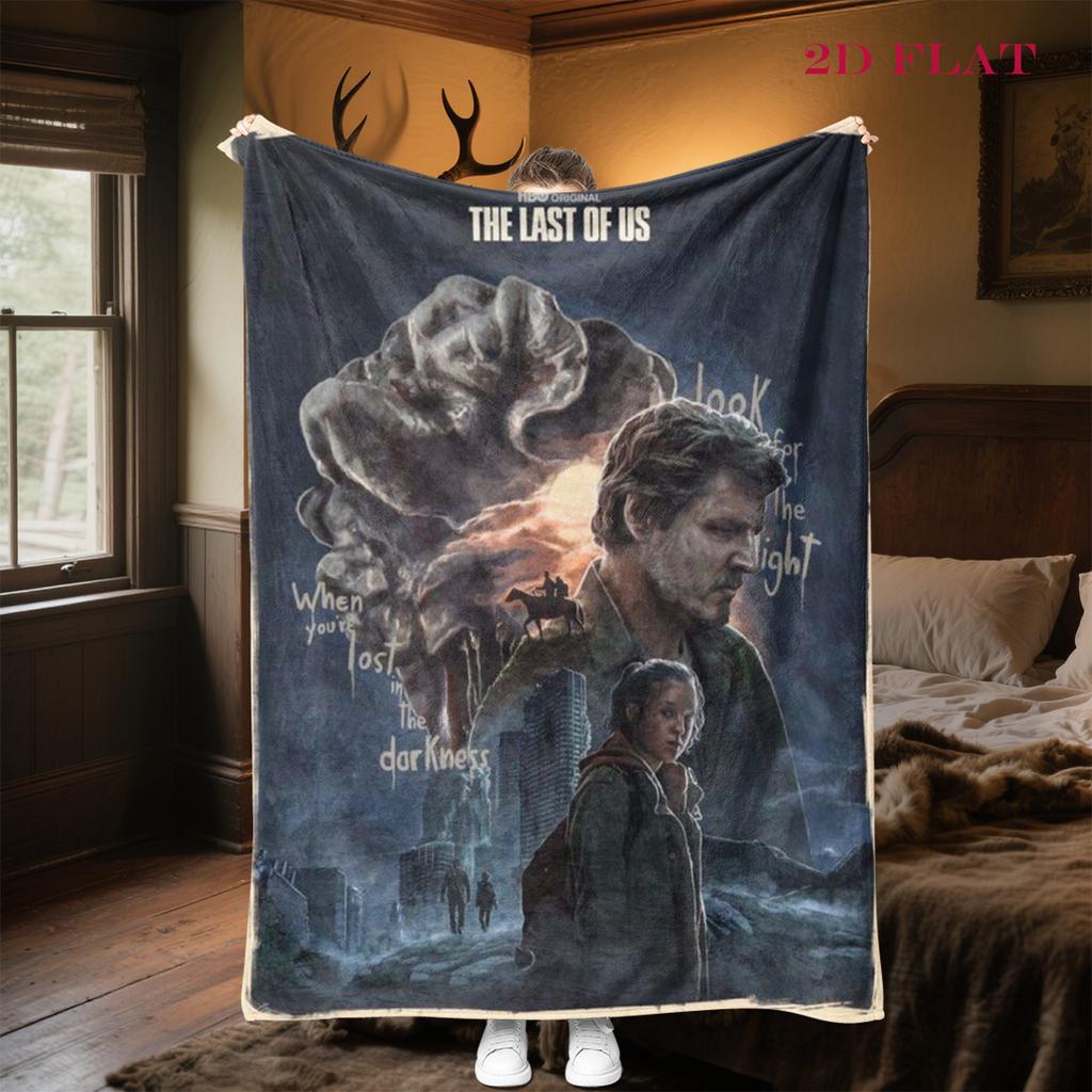 Survival Post-Apocalyptic World blanket Camping trip blanket Outdoor plush blanket sheet Machine washable