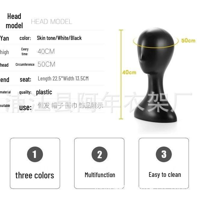 In-Stock Jewelry & Wig Display Mannequin Head for Photography Props