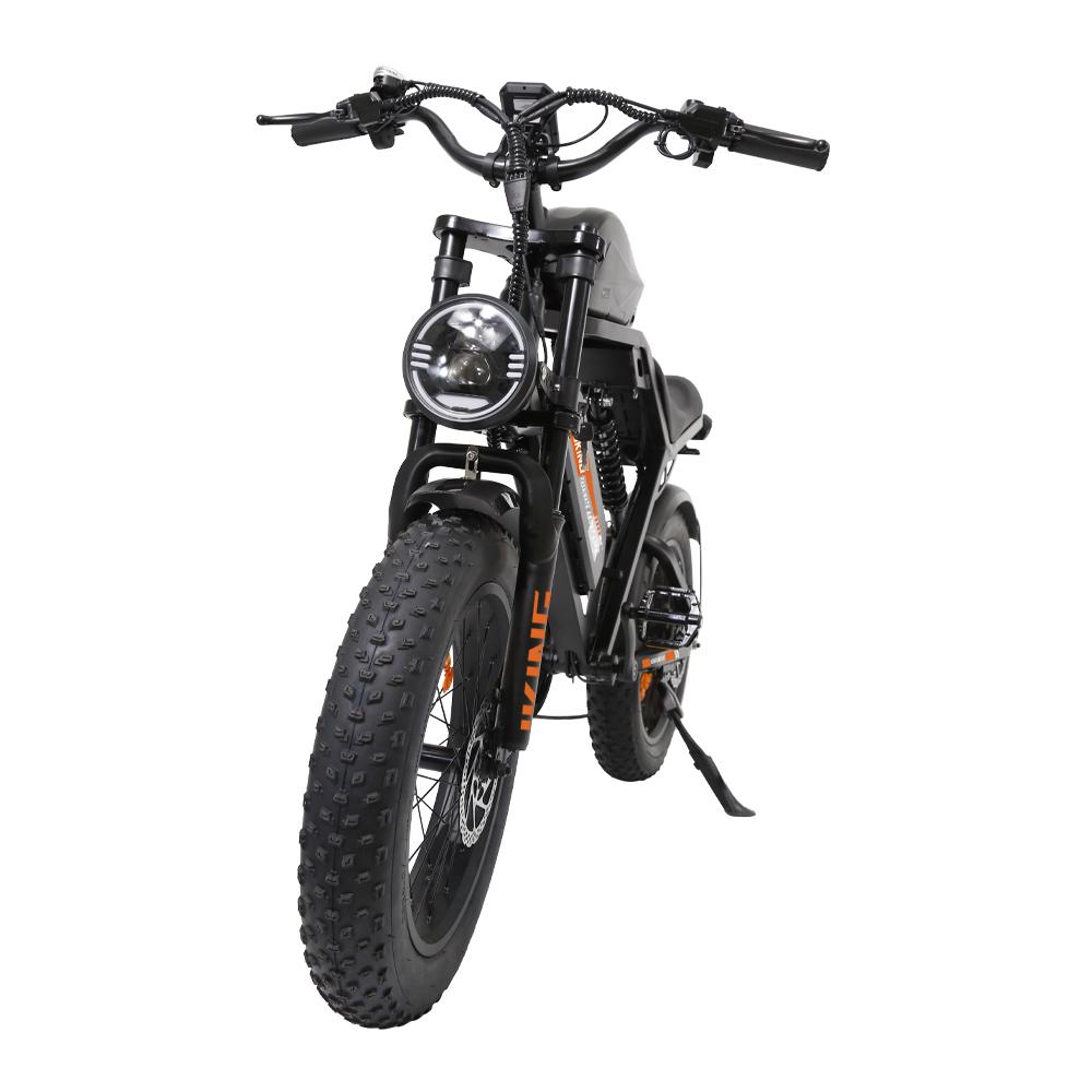 JKING FXH-002 Pro 1000W Motor E-Mountain Bike  48V 20.3Ah+20.3Ah Dual Battery 25KM/H Top Speed 150Kg Load 20 Inch Fat Tires